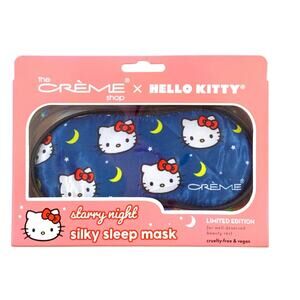 the CREME SHOP X HELLO KITTY Silky Satin Sleep Mask